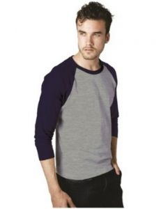 HEAVY RANGLAN MANGA CORTA 100% ALG RINGSPUN ADULTO 